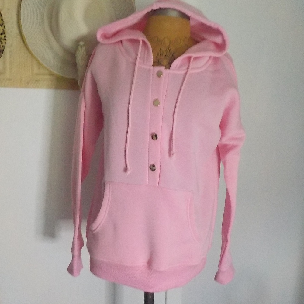NEW Pink Soft Hoodie - Picture 4 of 9